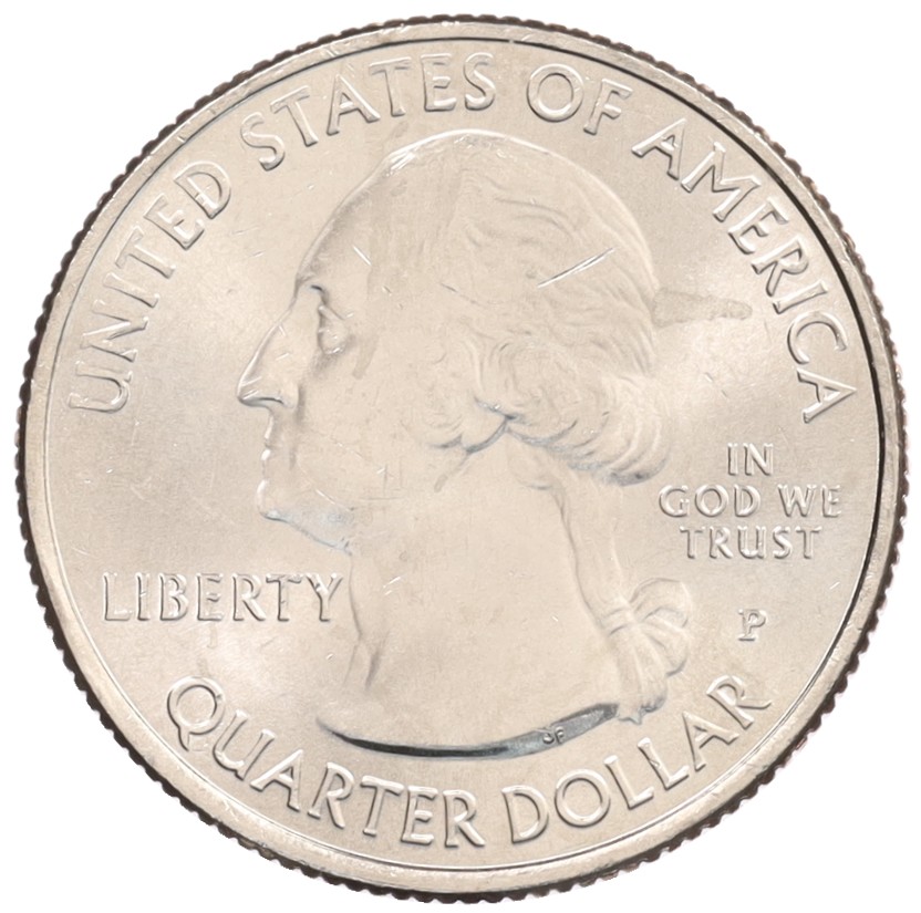 1/4 доллара (25 центов) 2016 года P США «Национальные парки — №33 Харперс Ферри» — Фото №2