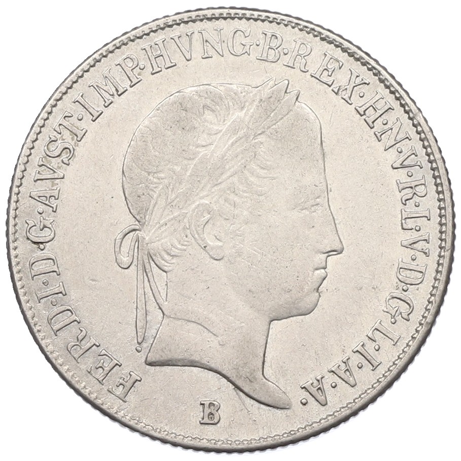 20 крейцеров 1845 года Венгрия — Фото №2
