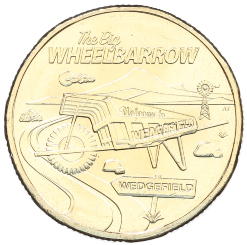 1 доллар 2025 года Австралия «Австралийские Большие Вещи — Большая тачка» — Фото №1