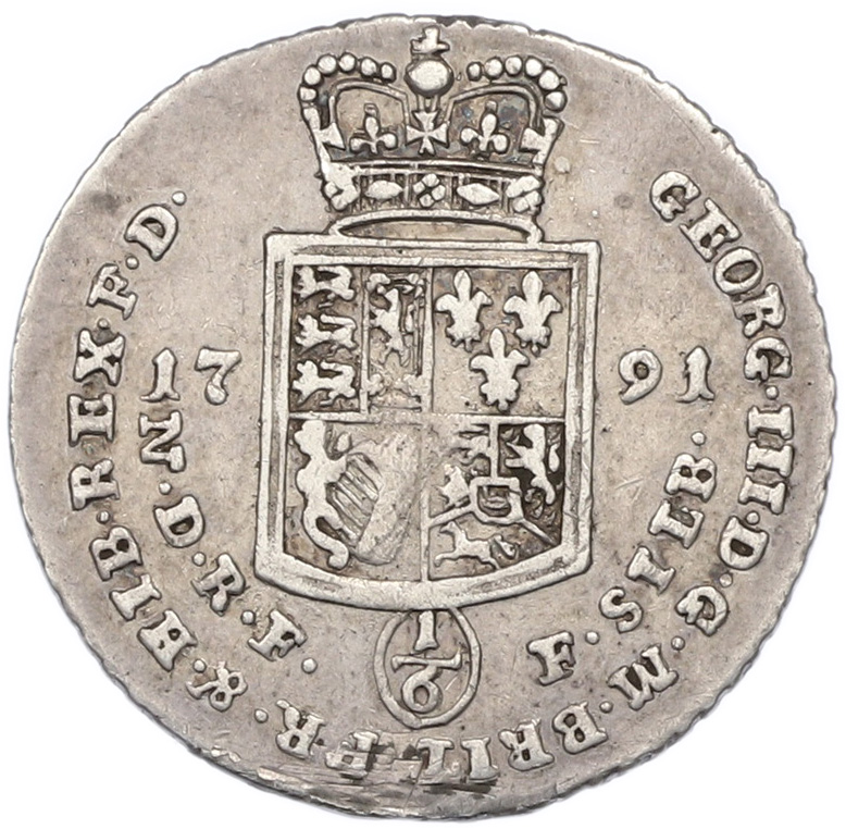 1/6 талера 1791 года Брауншвейг-Люнебург-Каленберг-Ганновер — Фото №2