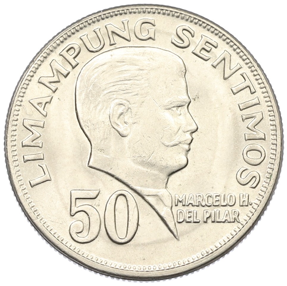 50 сентимо 1972 года Филиппины — Фото №1