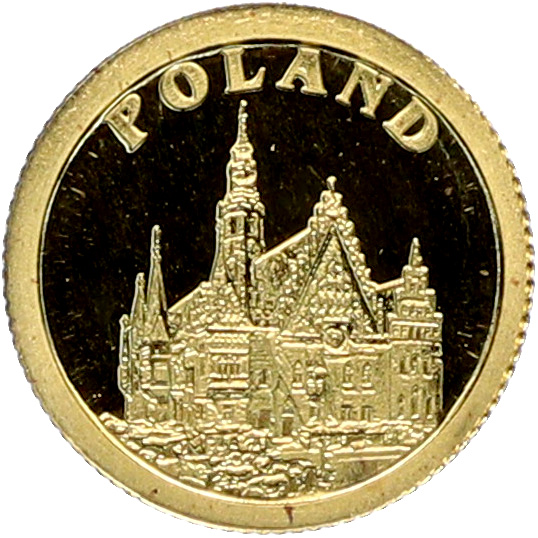 12 долларов 2008 года Либерия «Страны Европы — Польша» — Фото №1