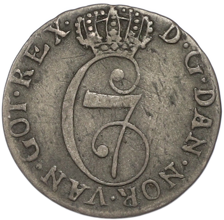 2 скиллинга 1788 года Норвегия — Фото №2