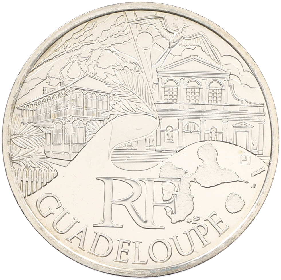 10 евро 2011 года Франция «Регионы Франции — Гваделупа» — Фото №1