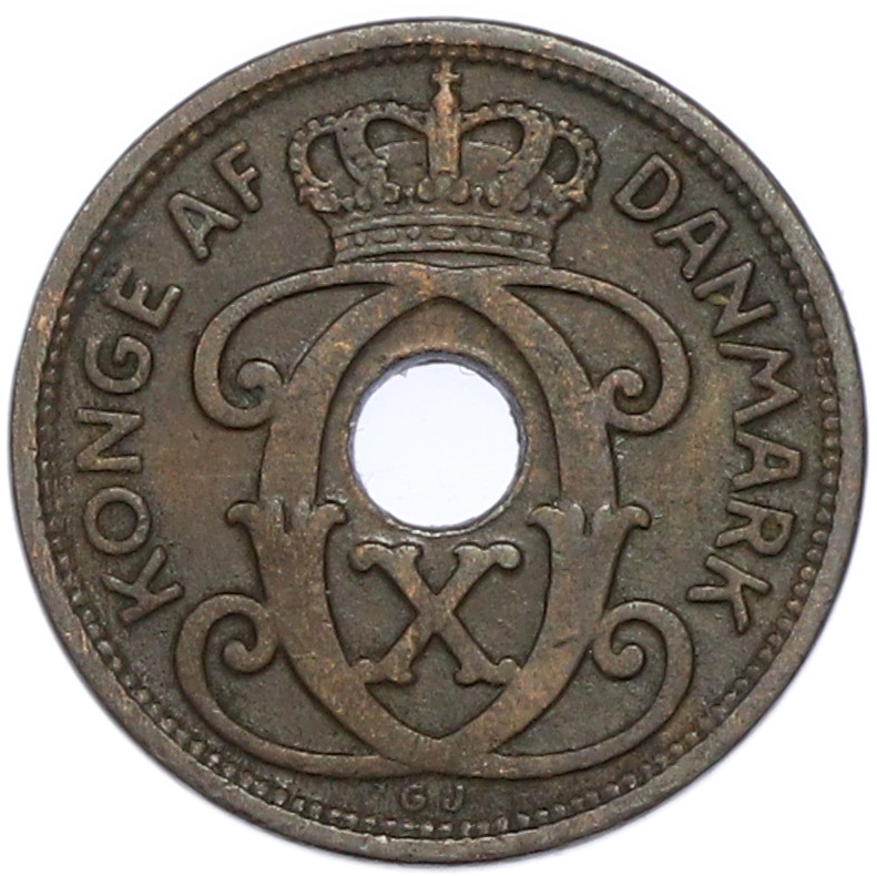 1 эре 1927 года Дания — Фото №2