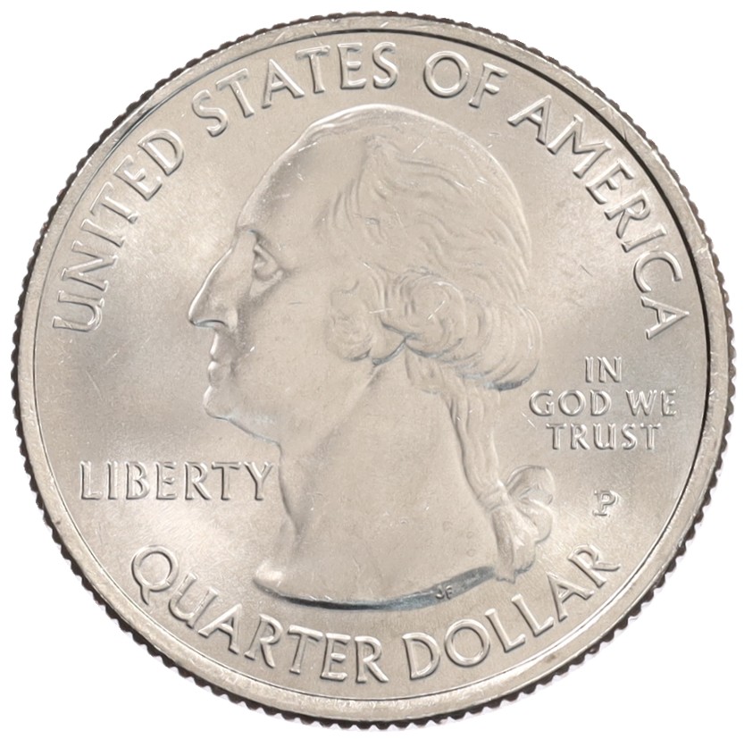 1/4 доллара (25 центов) 2016 года P США «Национальные парки — №31 Национальный лес Шоуни» — Фото №2