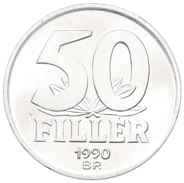 50 филлеров 1990 года Венгрия — Фото №1