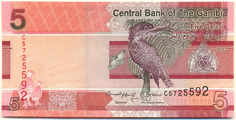 5 даласи 2023 года Гамбия — Фото №1