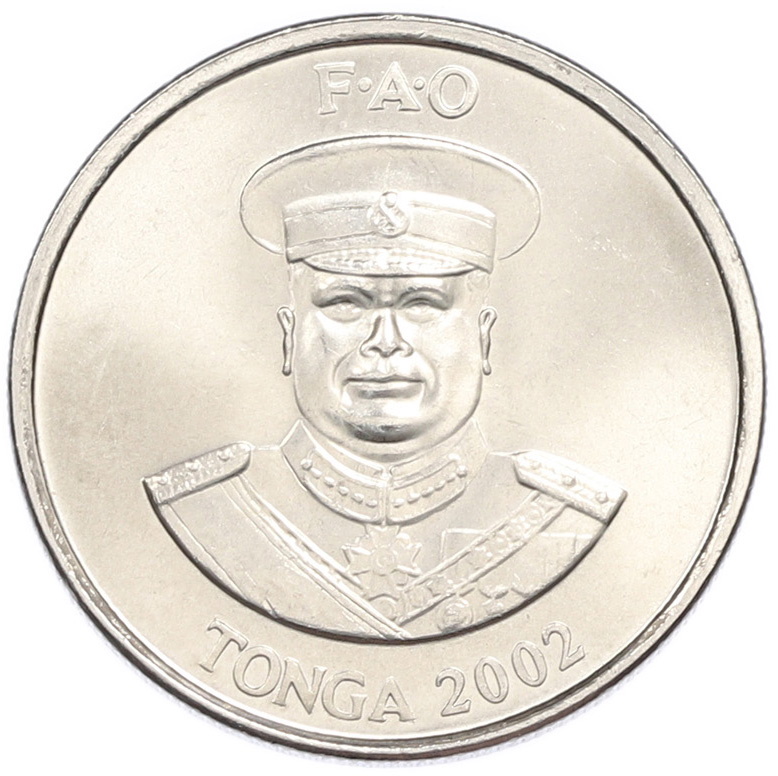 10 сенити 2002 года Тонга — Фото №2