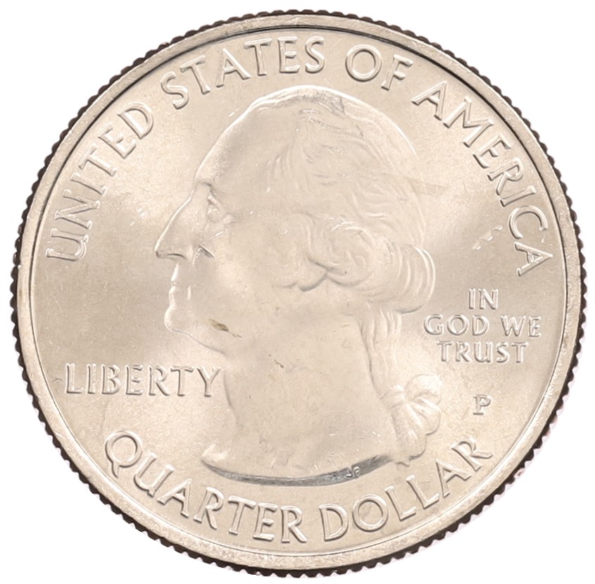 1/4 доллара (25 центов) 2013 года P США «Национальные парки — №17 Победа Перри и Международный мемориал мира» — Фото №2