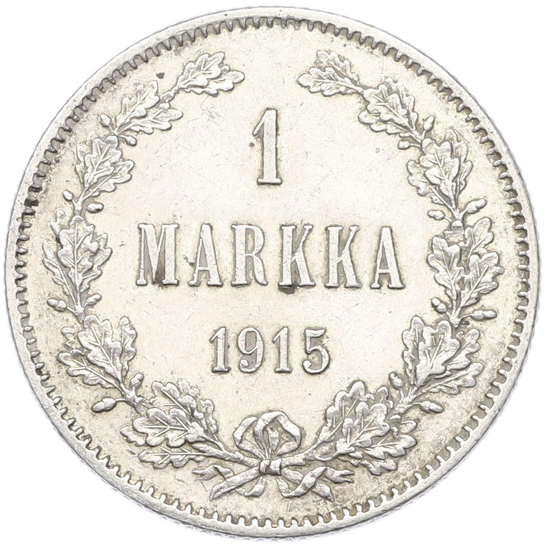 1 марка 1915 года Русская Финляндия — Фото №1