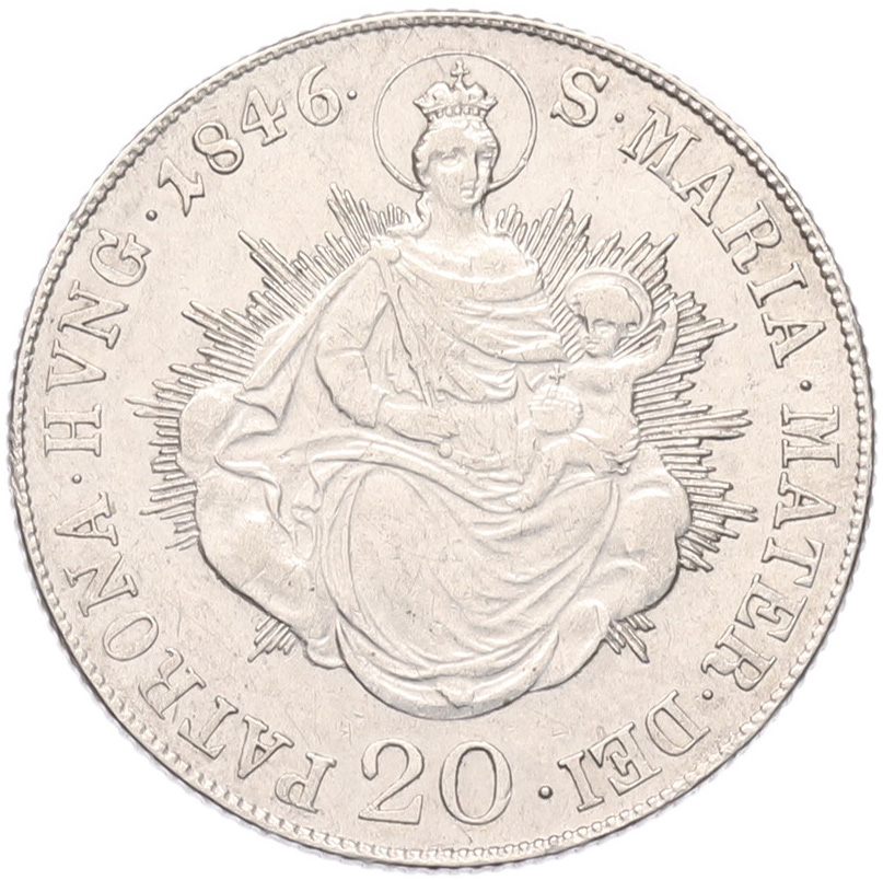 20 крейцеров 1846 года B Венгрия — Фото №1