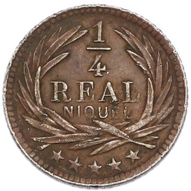 1/4 реала 1901 года Гватемала — Фото №1