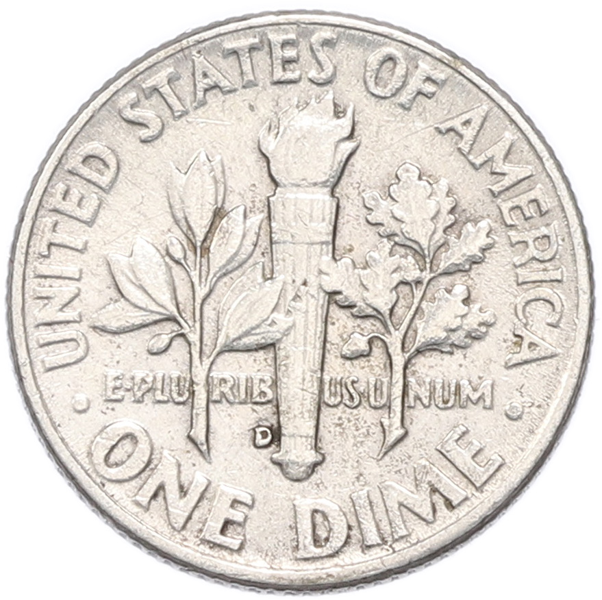 1 дайм (10 центов) 1962 года D США — Фото №2