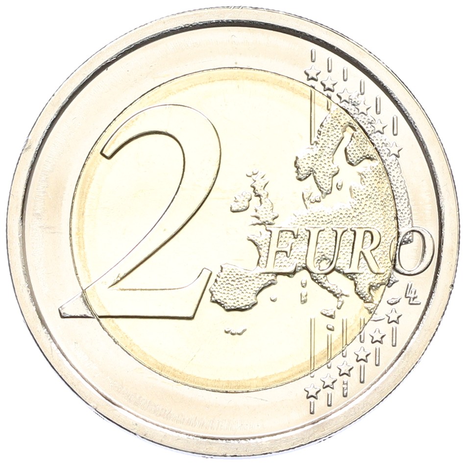 2 евро 2018 года Италия «60 лет основанию Министерства здравоохранения» — Фото №2