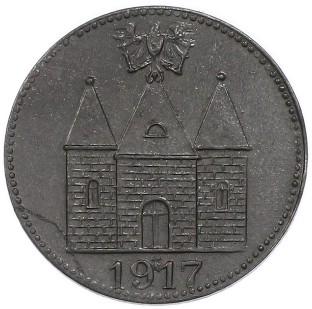 5 пфеннигов 1917 года Германия — община Виттенберге (Нотгельд) — Фото №1