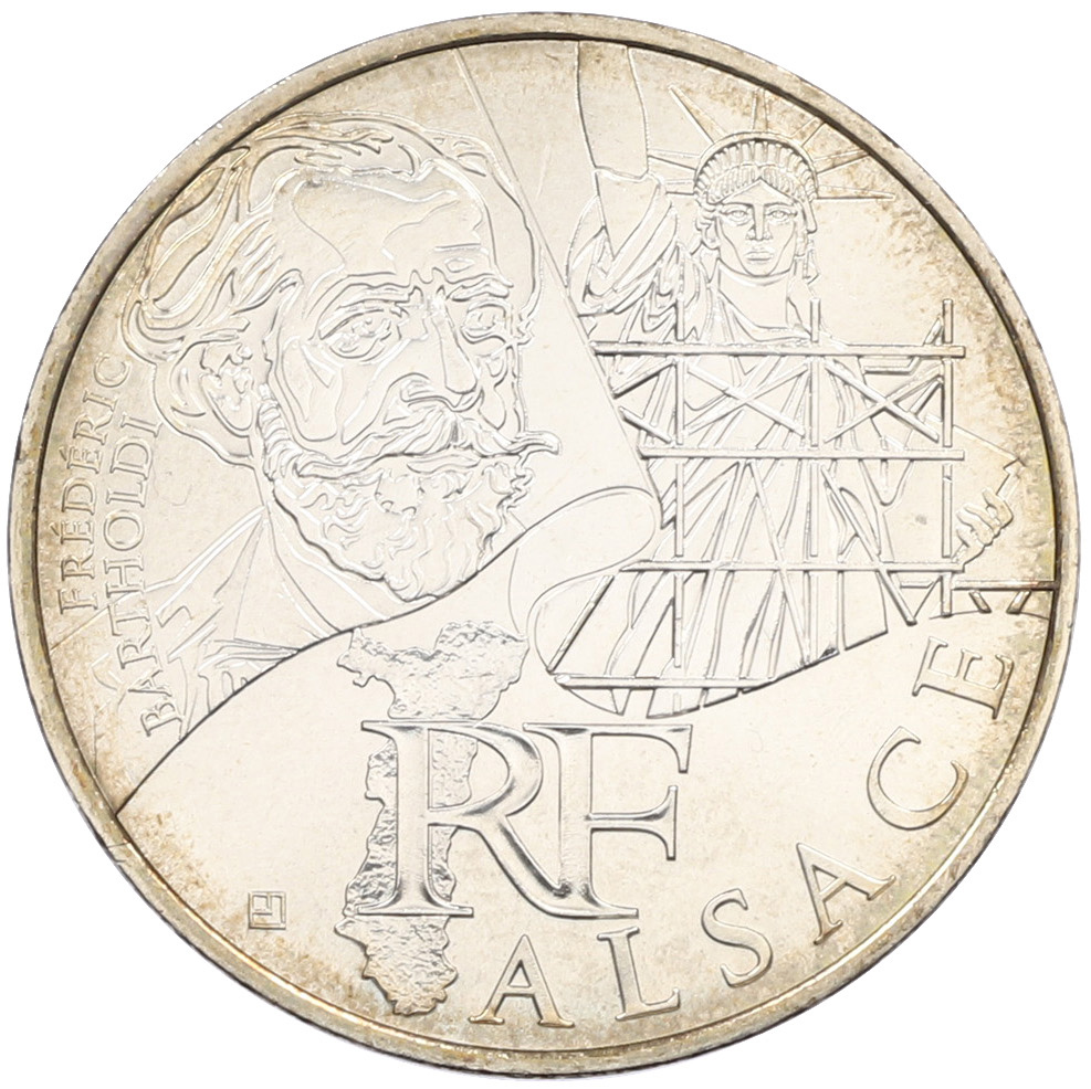 10 евро 2012 года Франция «Регионы Франции — Эльзас» — Фото №1