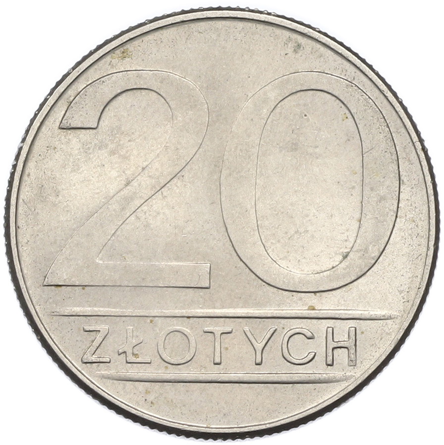 20 злотых 1987 года Польша — Фото №1