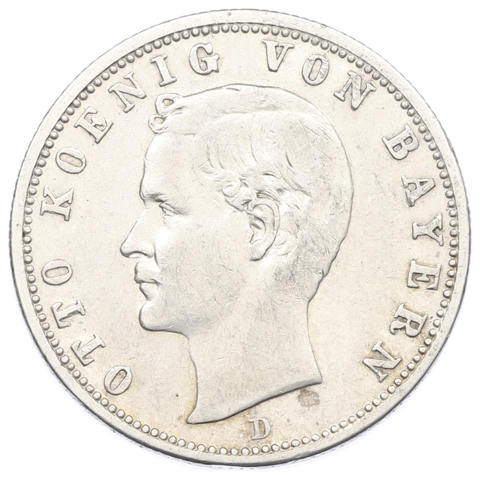 2 марки 1904 года Германия (Бавария) — Фото №1