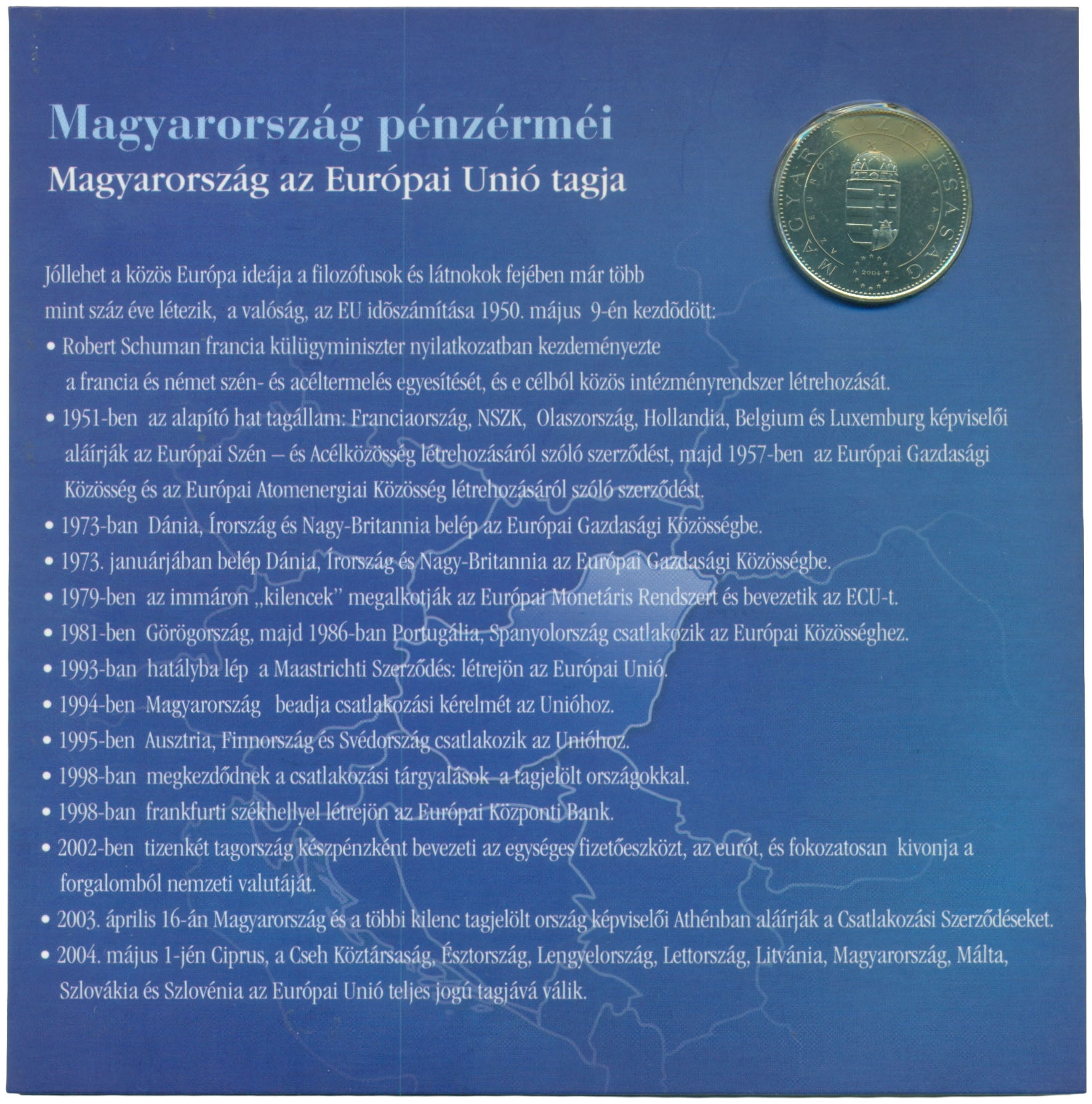 Годовой набор монет 2004 года Венгрия — Фото №3