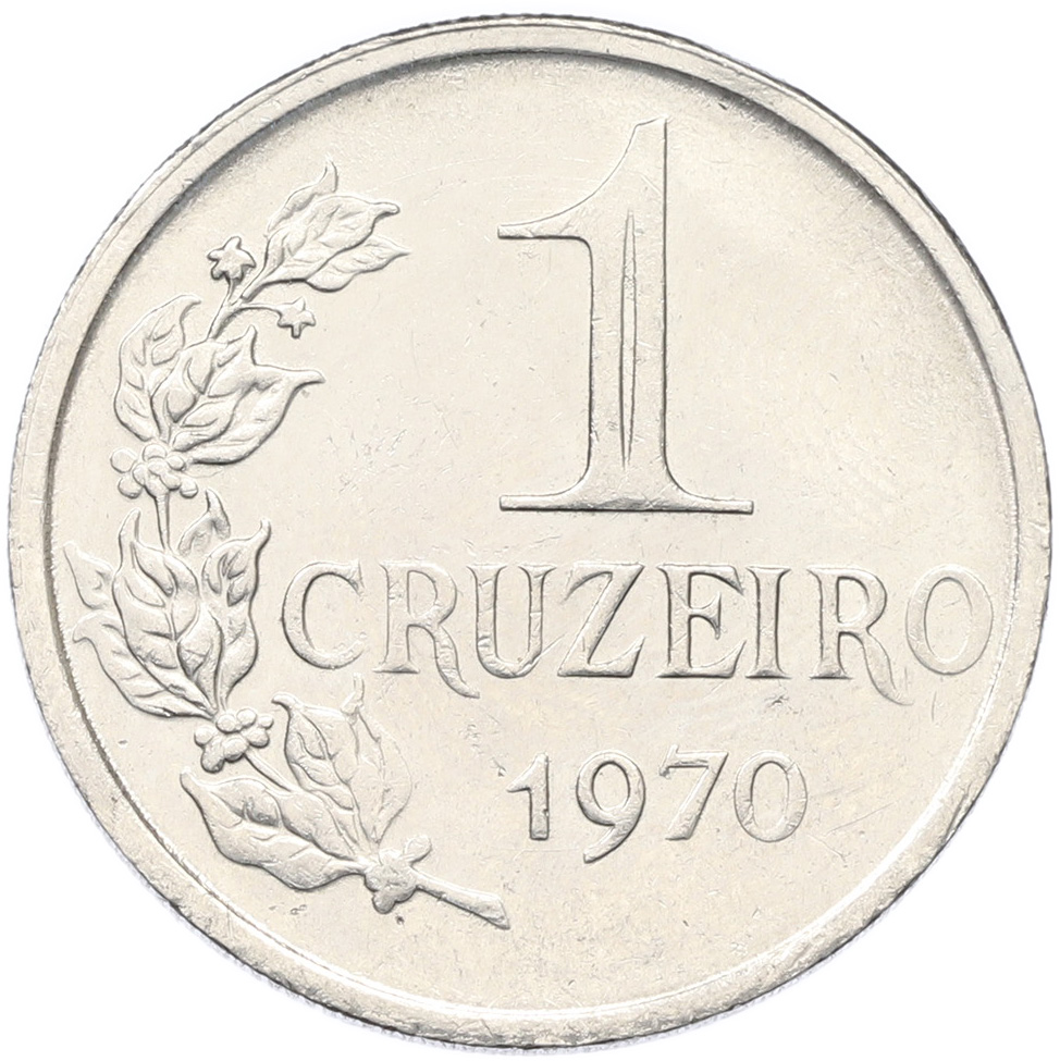 1 крузейро 1970 года Бразилия — Фото №1