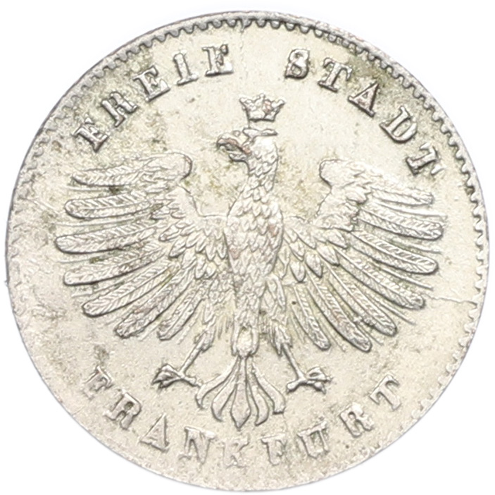 1 крейцер 1839 года Франкфурт — Фото №2