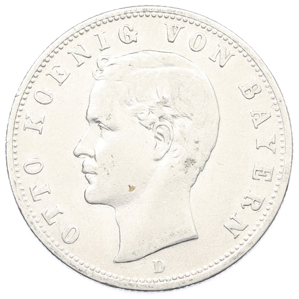 2 марки 1906 года Германия (Бавария) — Фото №1