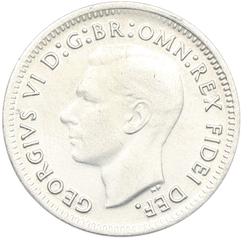 3 пенса 1949 года Австралия — Фото №2