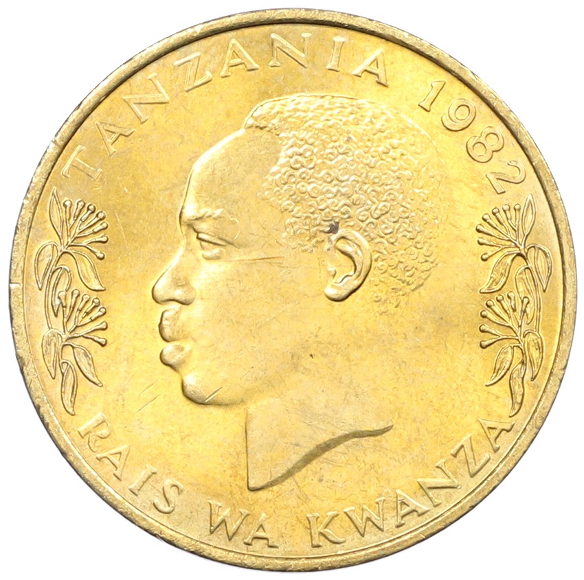 20 центов 1982 года Танзания — Фото №2