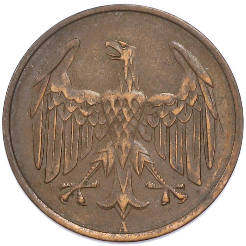 4 рейхспфеннига 1932 года A Германия — Фото №2