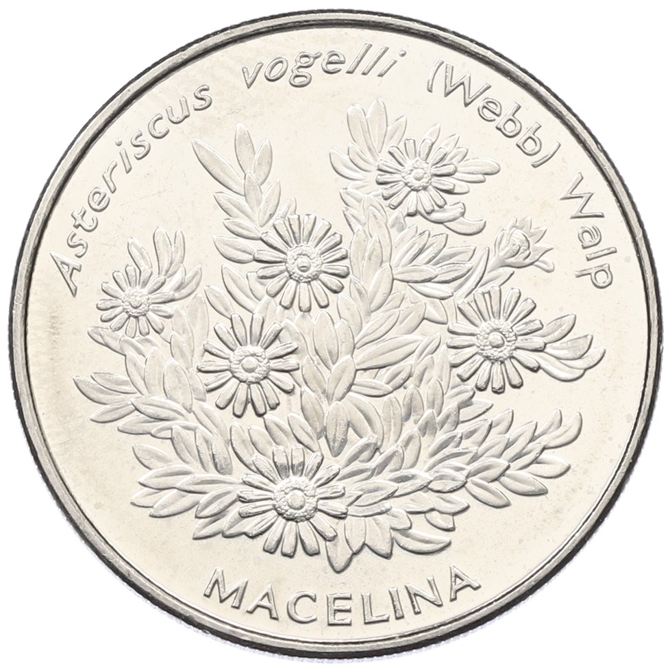 50 эскудо 1994 года Кабо-Верде «Растения — Asteriscus vogelli» — Фото №1