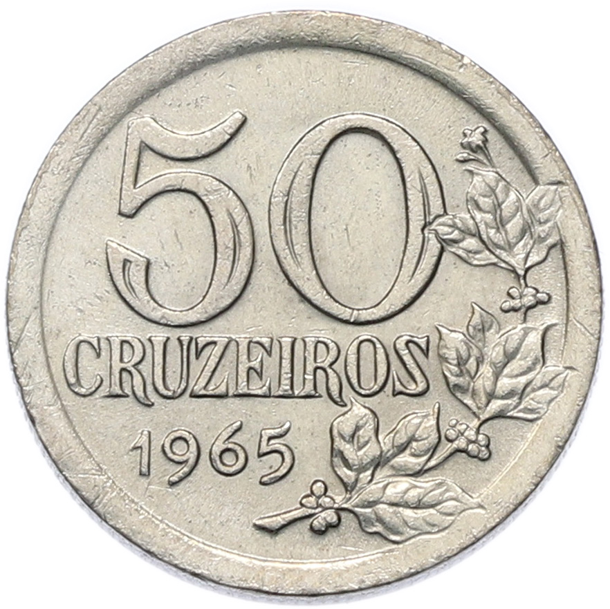 50 крузейро 1965 года Бразилия — Фото №1