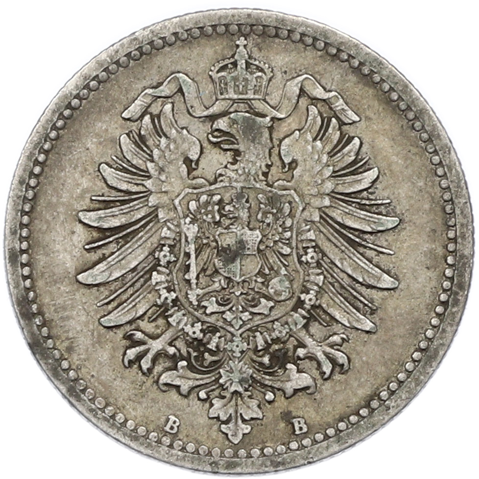 50 пфеннигов 1875 года B Германия — Фото №2