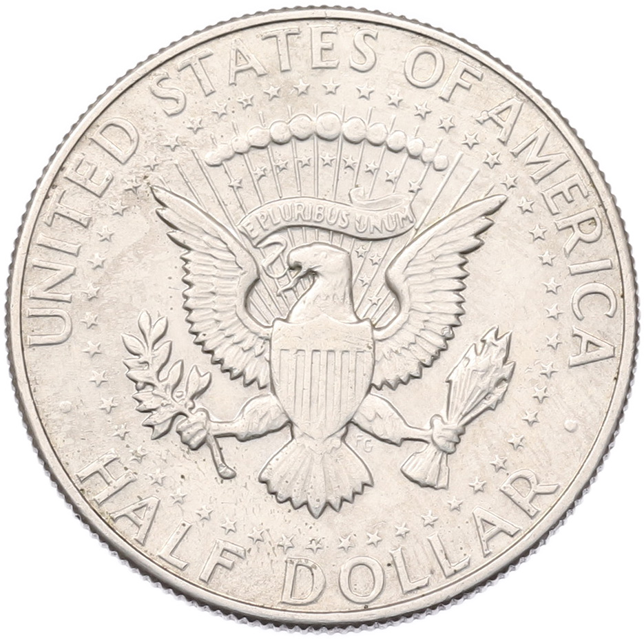 1/2 доллара (50 центов) 1966 года США — Фото №2