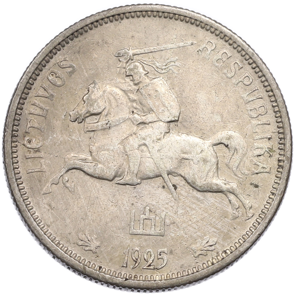 5 лит 1925 года Литва — Фото №2
