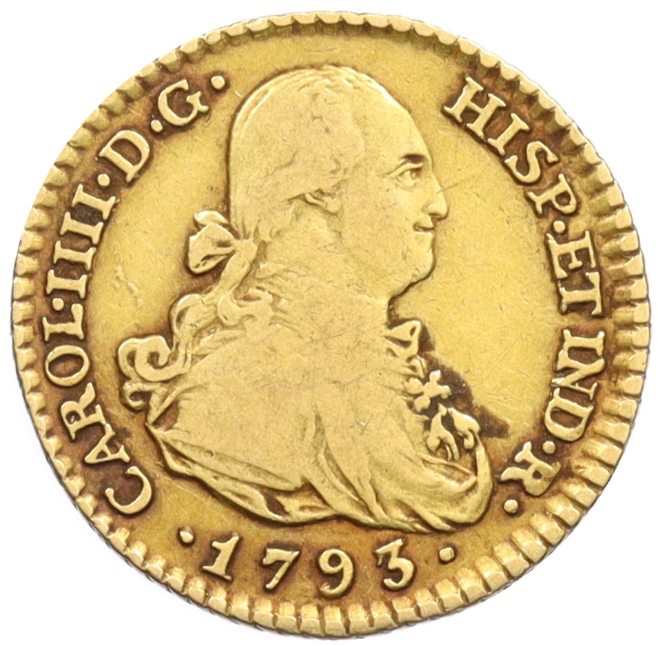 1 эскудо 1793 года Испания — Фото №1