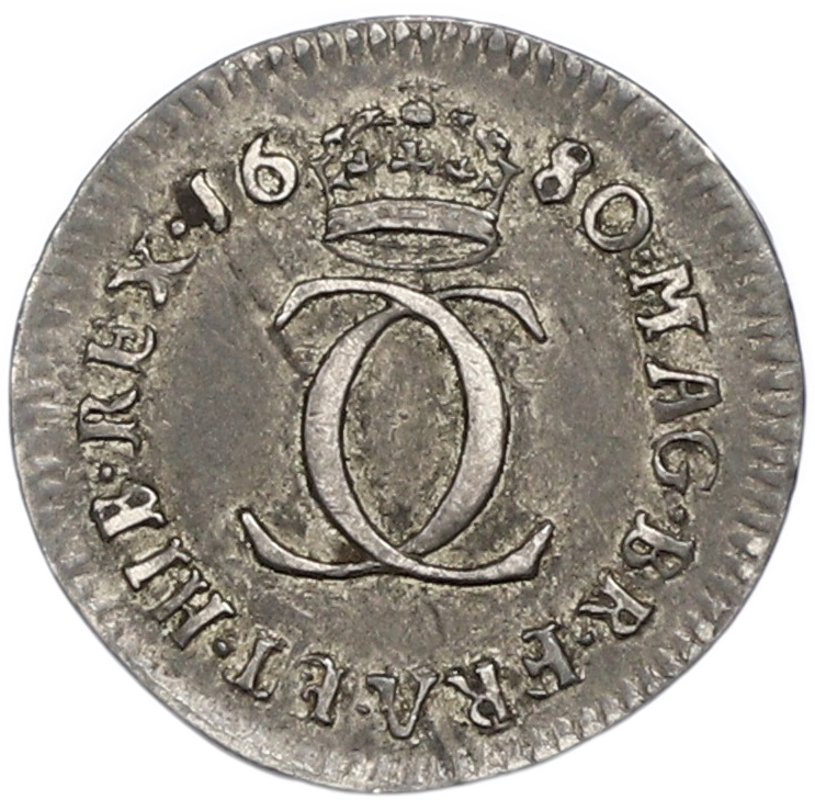 2 пенса 1680 года Великобритания (Карл II) — Фото №1
