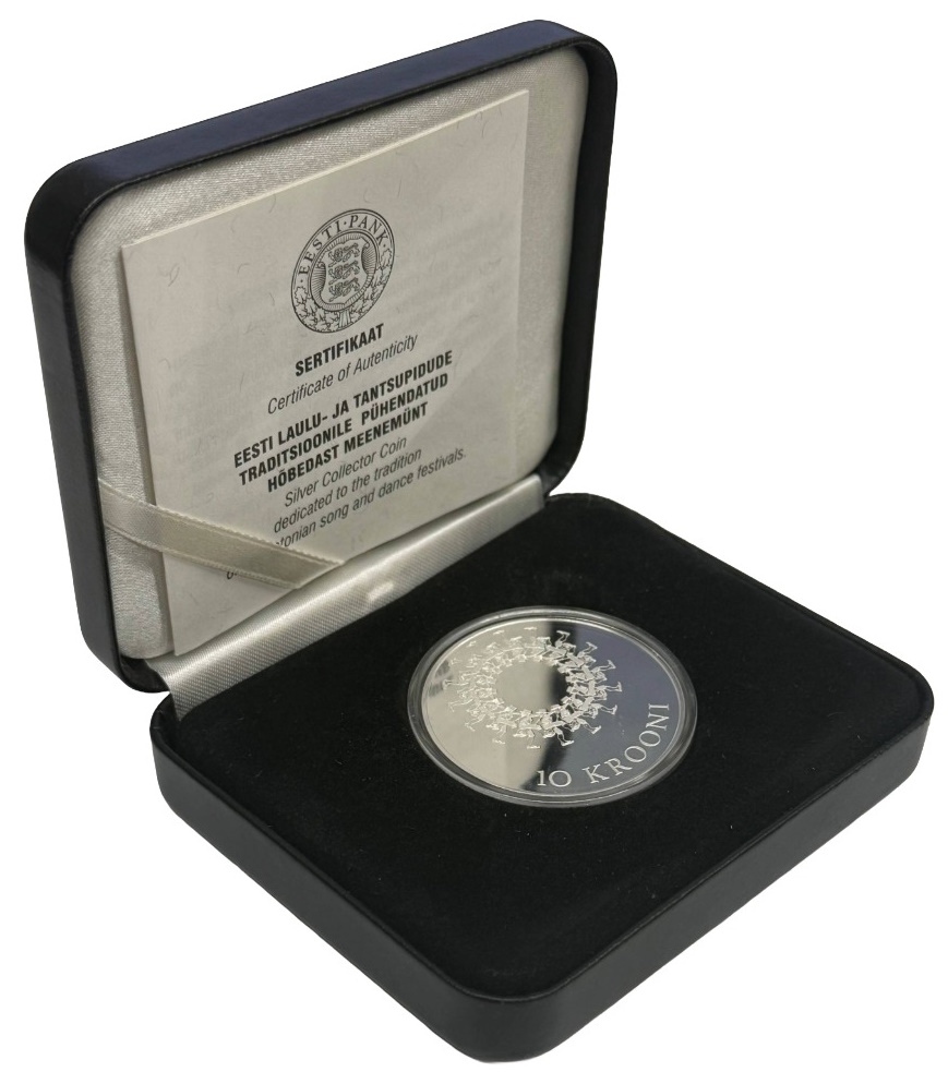 10 крон 2009 года Эстония «Эстонский праздник песни» — Фото №3