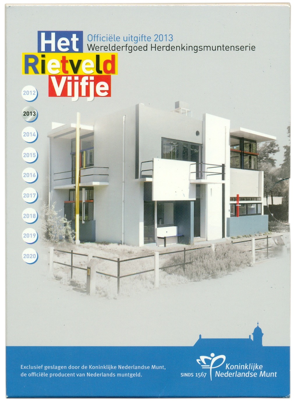 5 евро 2013 года Нидерланды «Дом Шредера» — Фото №3