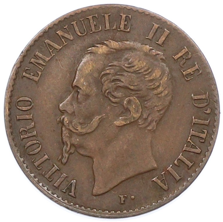 1 чентезимо 1867 года M Италия — Фото №2