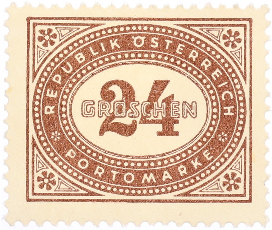 Почтовая марка 24 гроша 1947 года Австрия — Фото №1