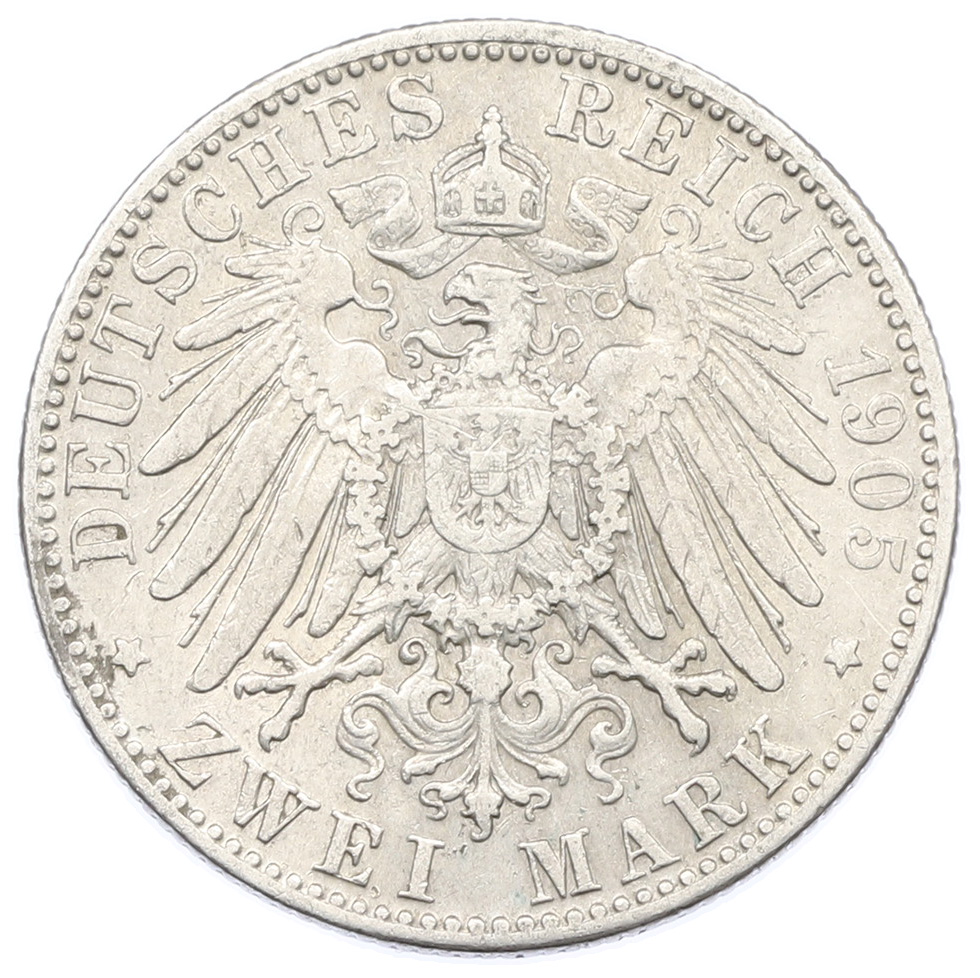 2 марки 1905 года Германия (Бавария) — Фото №2