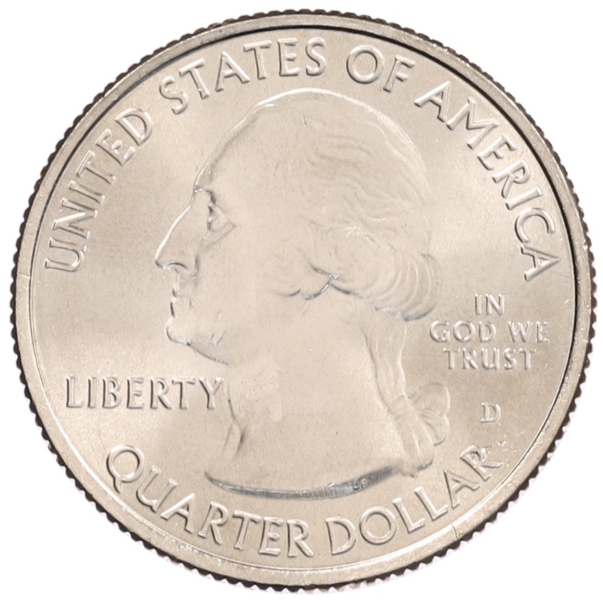 1/4 доллара (25 центов) 2012 года D США «Национальные парки — №12 Национальный исторический парк Чако» — Фото №2