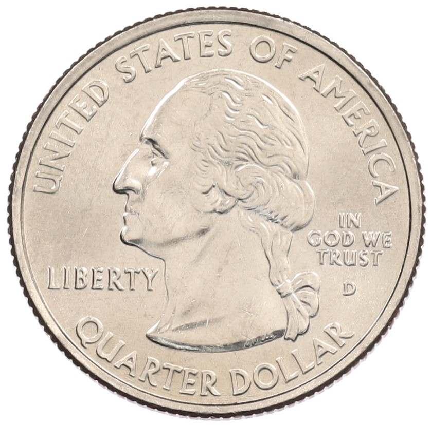 1/4 доллара (25 центов) 2007 года D США «Штаты и территории — Монтана» — Фото №2