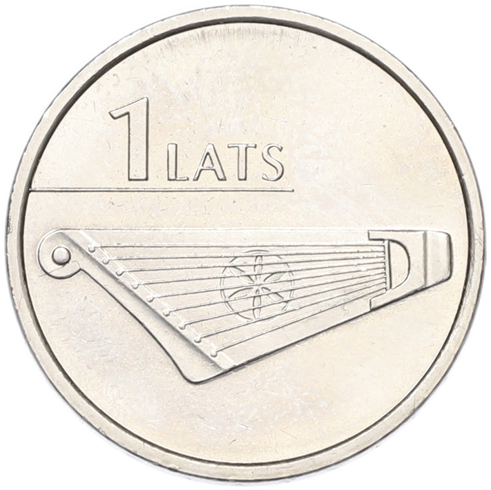1 лат 2013 года Латвия «Кокле» — Фото №1