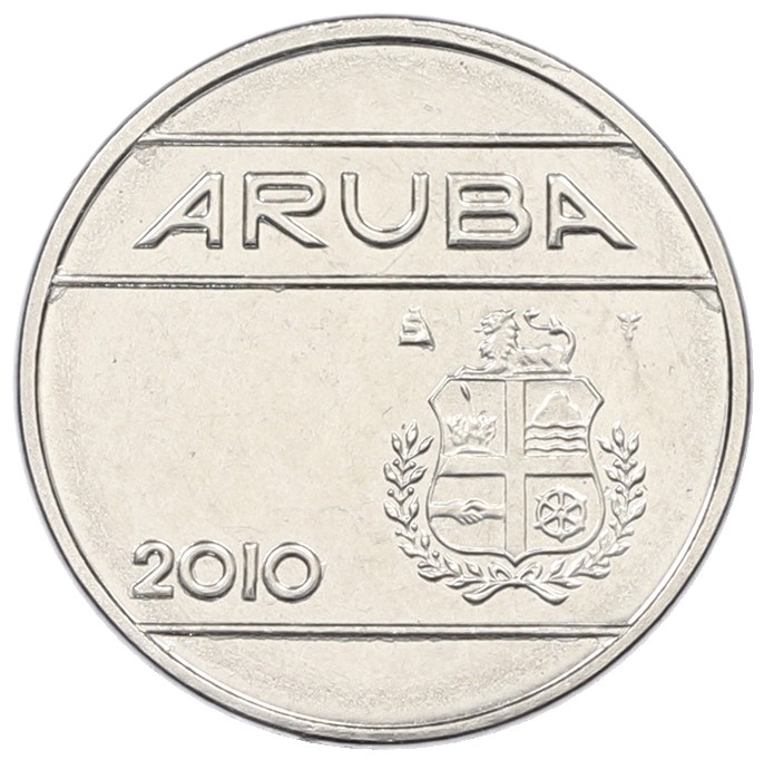 25 центов 2010 года Аруба — Фото №1