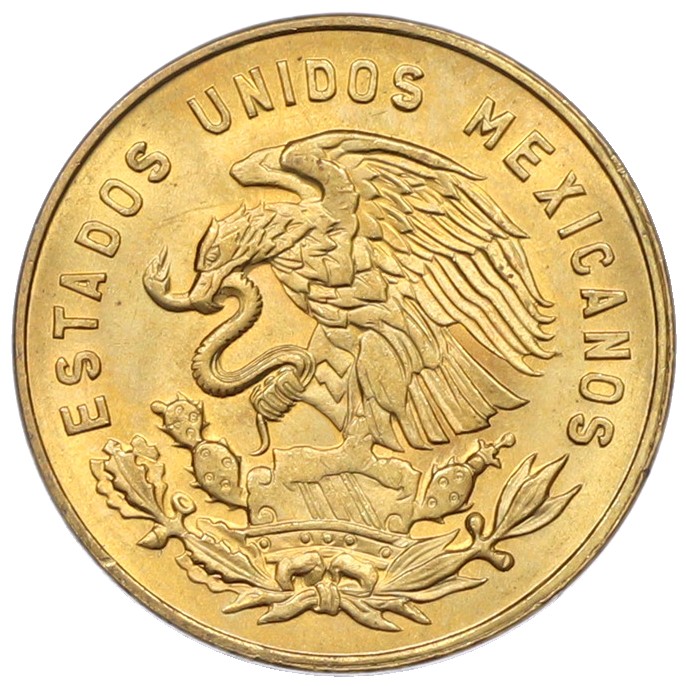 5 сентаво 1967 года Мексика — Фото №2