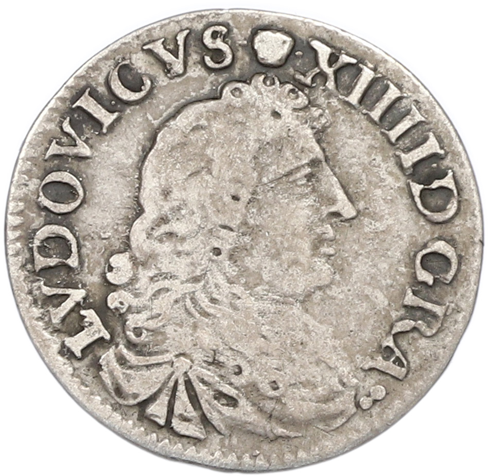 4 соля 1676 года D Франция — Фото №1