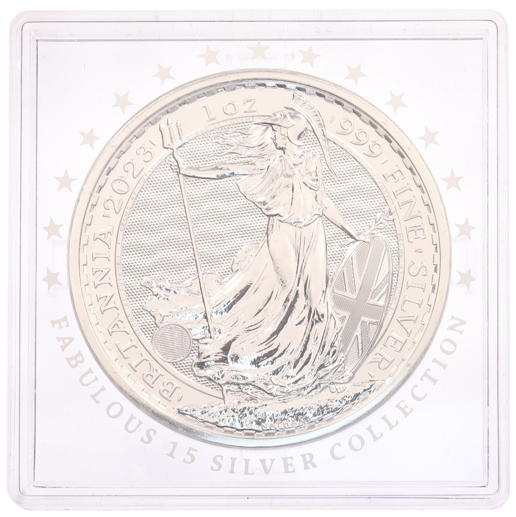 2 фунта 2023 года Великобритания «Британия» (Портрет Елизаветы II) — Фото №3