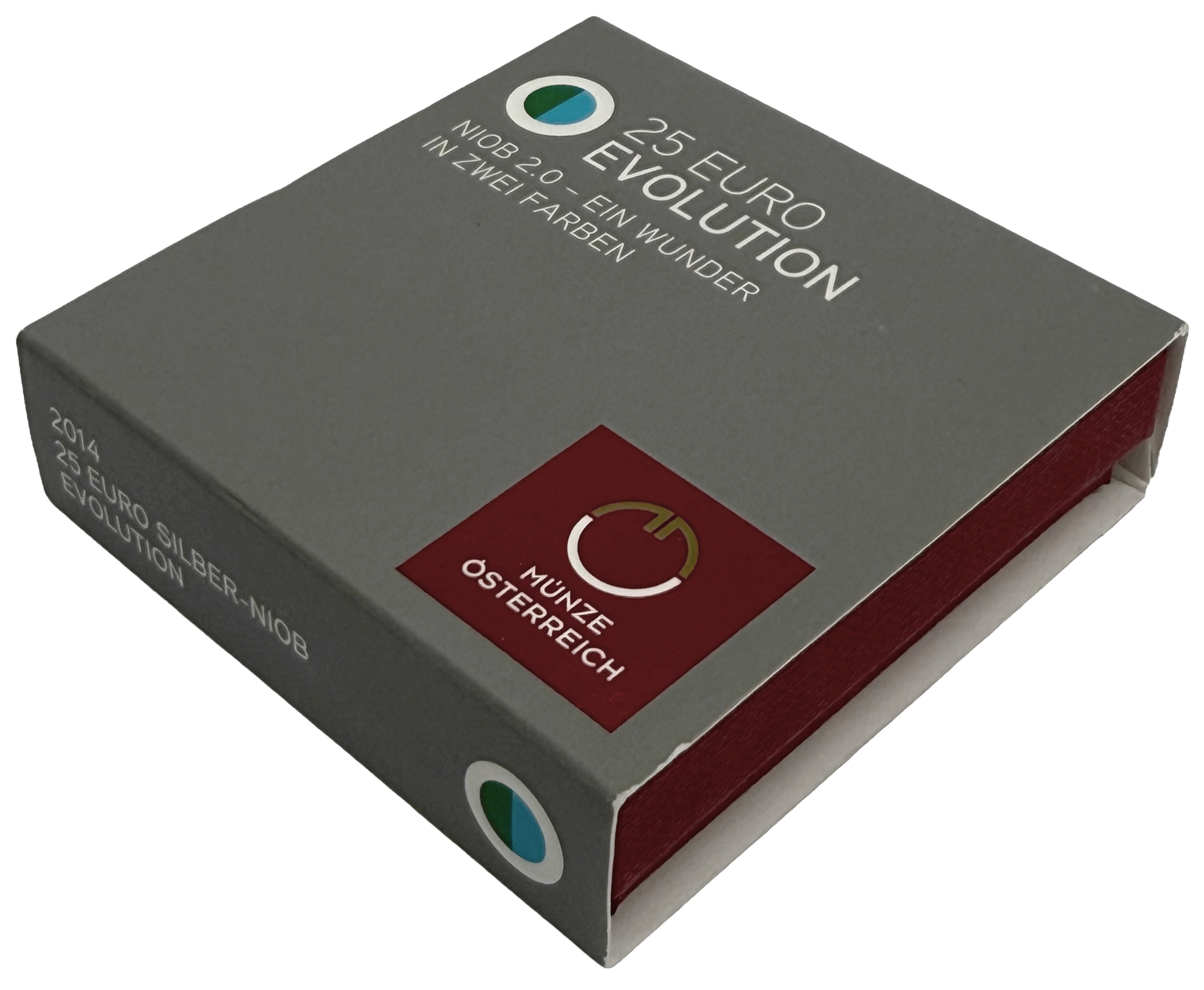 25 евро 2014 года Австрия «Эволюция» — Фото №3